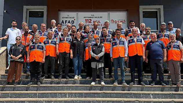 Adıyaman'da Muhtarlar AFAD gönüllüsü oldu