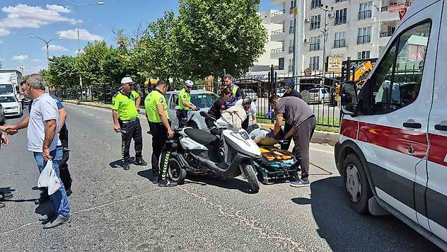 Adıyaman'da otomobille motosiklet çarpıştı: 1 yaralı