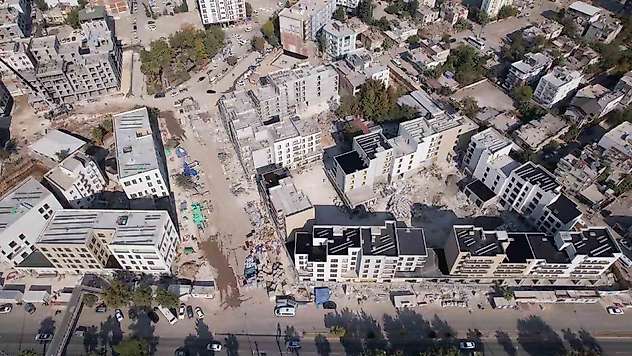 Adıyaman'da rezerv alandaki binalar yükseliyor
