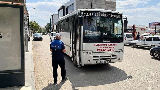 Adıyaman'da Toplu taşıma araçlarına sıkı denetim