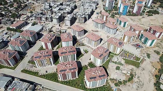 Adıyaman'daki kentsel dönüşüm alanında modern binalar yükseldi