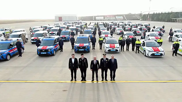 Adıyaman'ın Huzuruna Güç Katacak 116 adet yeni araç hizmete başladı