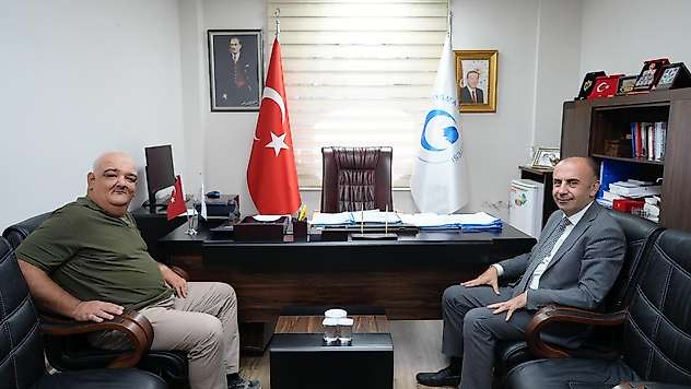 Adıyaman'ın sevilen siması Turgut'tan Rektör Keleş'e ziyaret