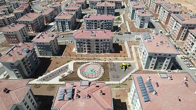 Adıyaman İndere Toplu Konutları'nda sona gelindi