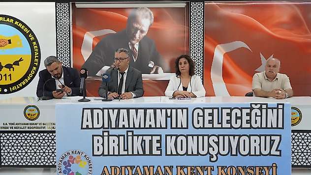 Adıyaman Kent Konseyi'nden çağrı: 'Adıyaman'ın Geleceğini Birlikte Konuşalım'