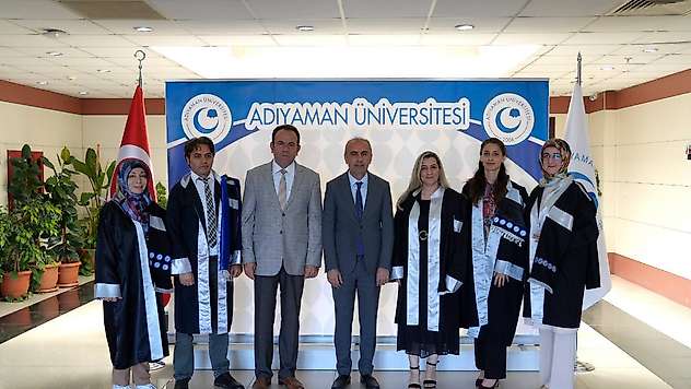 Adıyaman Üniversitesinde cübbe giydirme töreni düzenlendi