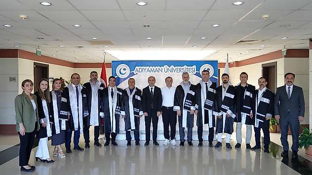 Adıyaman Üniversitesinde Cübbe giydirme töreni tamamlandı