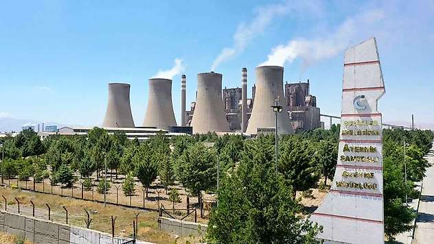 Afşin-Elbistan A Termik Santrali'nde baca gazı filtrelerinde sona doğru