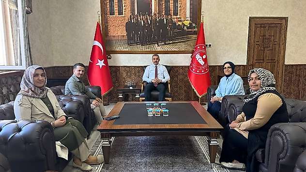 AK Parti Çelikhan ilçe teşkilatından Kaymakam Pelvan'a ziyaret
