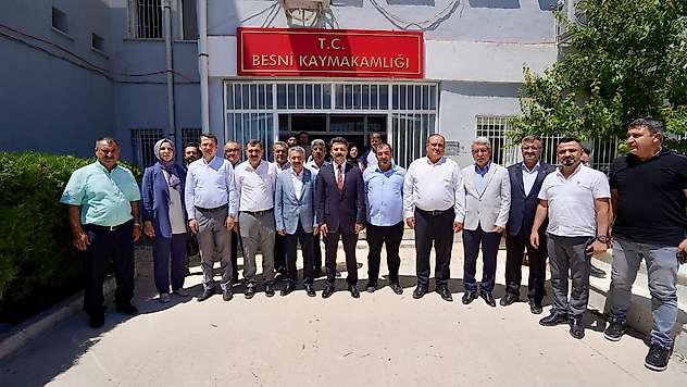 AK Parti heyetinden Kaymakam Aslan'a ziyaret