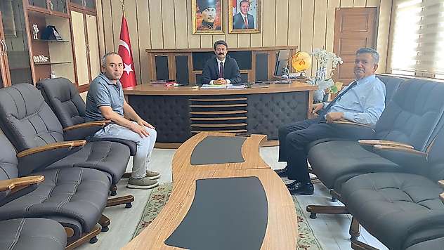 Ali Erdemoğlu'ndan Kaymakam Aslan'a ziyaret