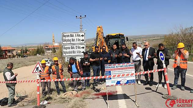 Ankara'da Ayaş'a doğalgaz geliyor