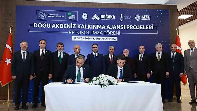 Bakan Kacır, Kahramanmaraş'ta SOGEP projelerinin imza törenine katıldı