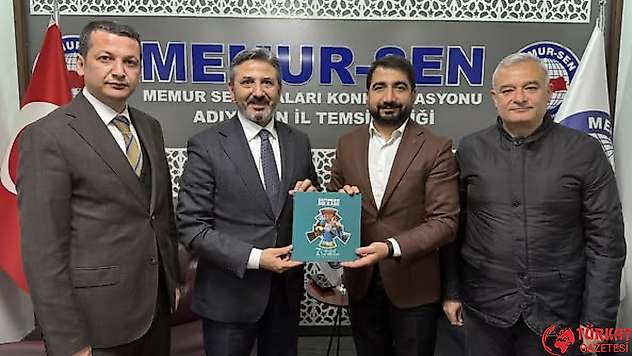 Bakan yardımcısı Aydın'dan Memur Sen'e ziyaret
