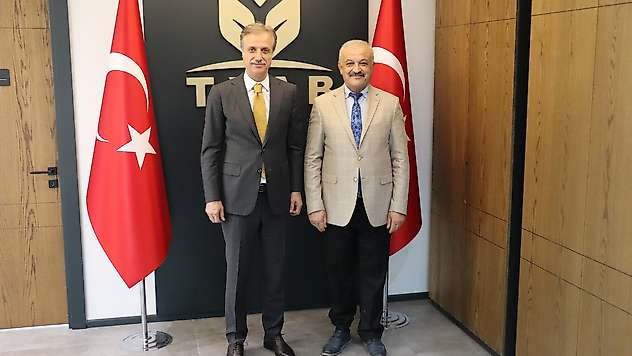 Bakan yardımcısı Coşkun'dan Başkan Olgun'a ziyaret