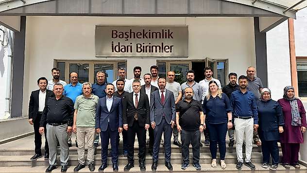 Barutçu'dan Başhekim Çelik'e hayırlı olsun ziyareti
