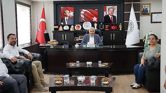 Başhekim Akel'den Başkan Hallaç'a ziyaret