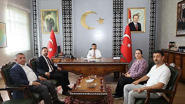 Başhekim Akel'den Kaymakam Soysal'a ziyaret