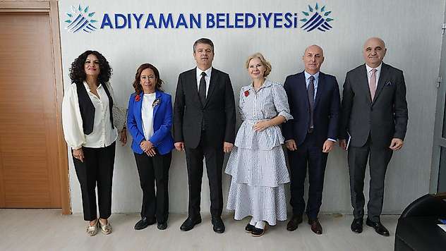 Başkan Abdurrahman Tutdere Büyükelçi Malena Mard'ı ağırladı