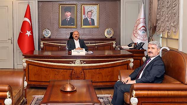 Başkan Alkan'dan Vali Varol'a ziyaret