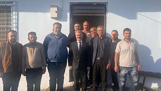Başkan Alkan, şehir içi dolmuş kooperatifini ziyaret etti