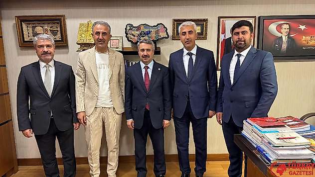 Başkan Alkan ve Başkan Kandemir'den Milletvekili Alkayış'a ziyaret