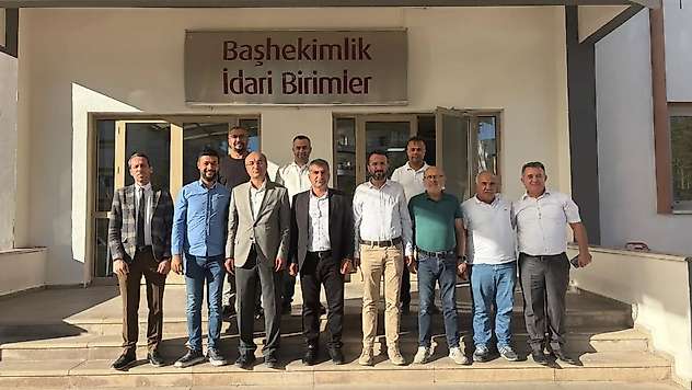 Başkan Çelebi Başkan İdacı ve Başkan yardımcısı Kızıl'ı ağırladı