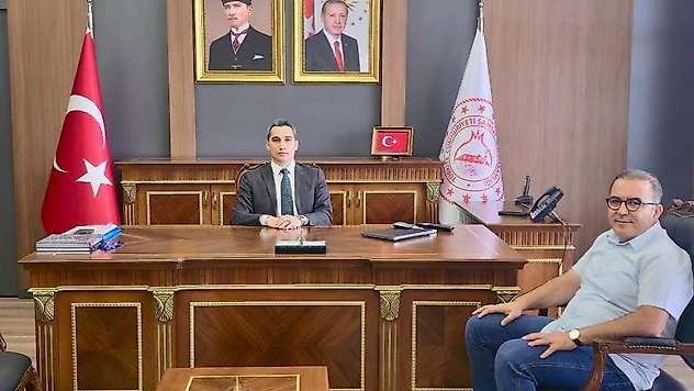 Başkan Fırat'tan Kaymakamı Gökçayır'a ziyaret