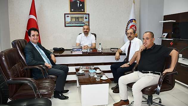 Başkan Göksu'dan ATSO Meclis Başkanı Bereket'e ziyaret