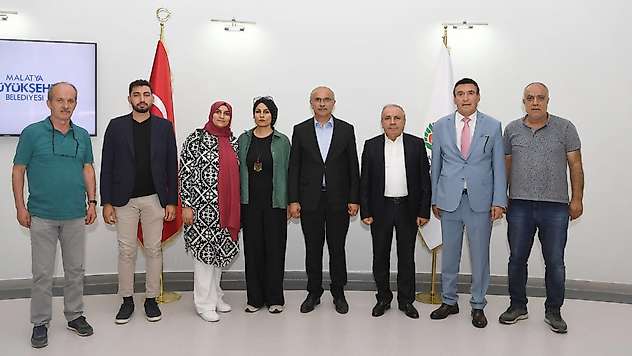 Başkan Güner'den Başkan Sami Er'e ziyaret