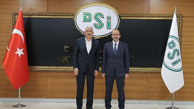 Başkan Hallaç'tan DSİ Genel müdürlüğüne ziyaret