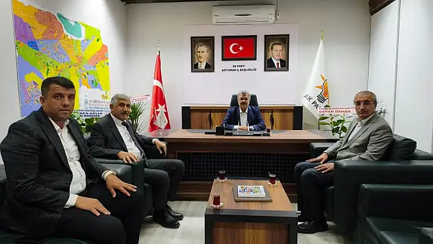 Başkan Hallaç ve Çelebi'den Başkan Çadır'a ziyaret