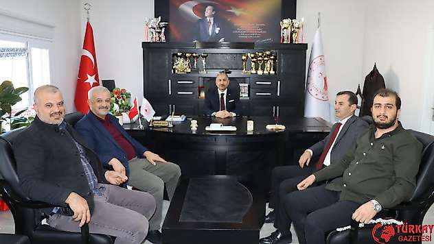 Başkan Olgun'dan Akkan'a hayırlı olsun ziyareti