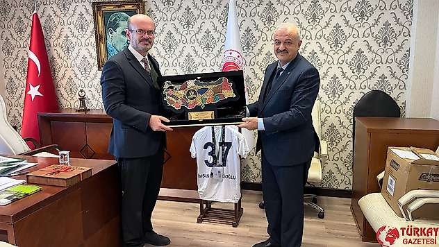 Başkan Olgun'dan Emiralioğlu'na ziyaret