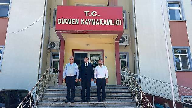 Başkan Olgun'dan Kaymakam Doğancı'ya ziyaret