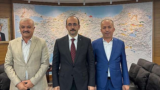 Başkan Olgun DSİ Genel Müdürü Balta ile bir araya geldi