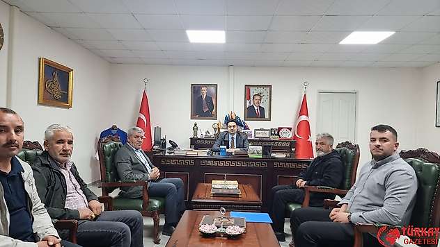 Başkan Öztürk'ten Kaymakam Seyhan'a ziyaret