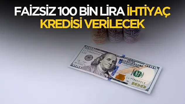 BDDK karar aldı! Faizsiz 100 bin TL ihtiyaç kredisi verilecek