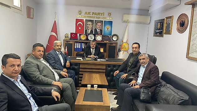 Besni heyetinden başkan Çadır'a ziyaret