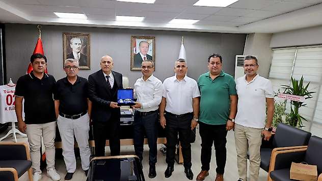 Büro Memur-Sen heyetinden Elüstü'ne ziyaret