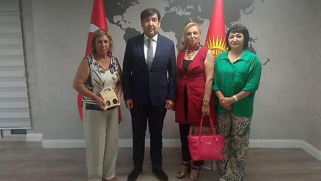 Celbiş'ten Kırgızistan Cumhuriyeti Antalya Başkonsolosu Kosonov'a ziyaret