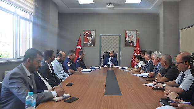 Çelikhan'da koordinasyon ve değerlendirme toplantısı yapıldı