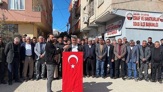 Ceylanpınar'da gümrük kapısı nöbeti