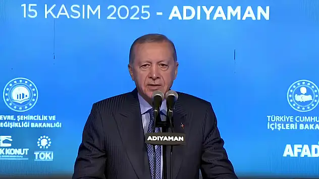 Cumhurbaşkanı Erdoğan'dan Adıyaman'a hızlı tren müjdesi