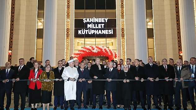 Cumhurbaşkanı Erdoğan, Şahinbey Millet Kütüphanesi'nin açılışını yaptı