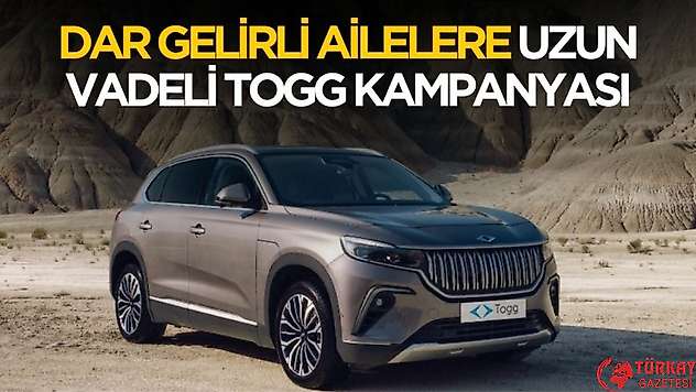 Dar gelirli aileye TOKİ gibi yerli otomobil TOGG satılacak! Kampanya ayrıntıları belli oldu