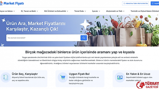 Devlet en ucuz fiyatlı ürünün hangi markette olduğunu gösteren sistem geliştirdi