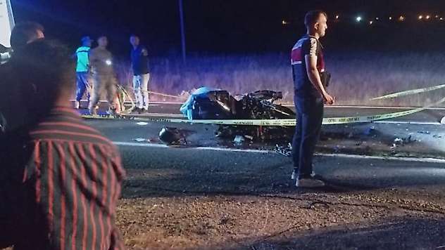 Diyarbakır'da motosiklet iş makinesine arkadan çarptı: 1 ölü