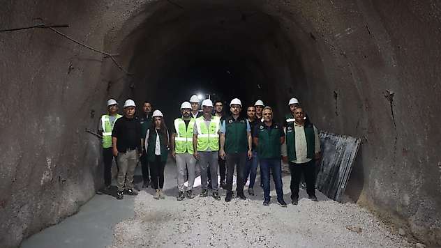 DSİ 20. Bölge Müdürü Doğru Koçali Barajında incelemelerde bulundu