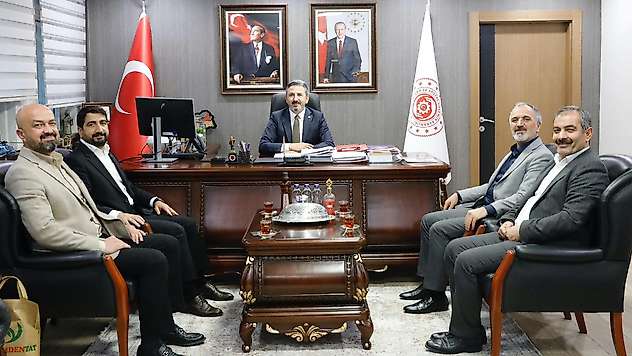 Eğitim Bir-Sen heyetinden Bakan Yardımcısı Aydın'a ziyaret